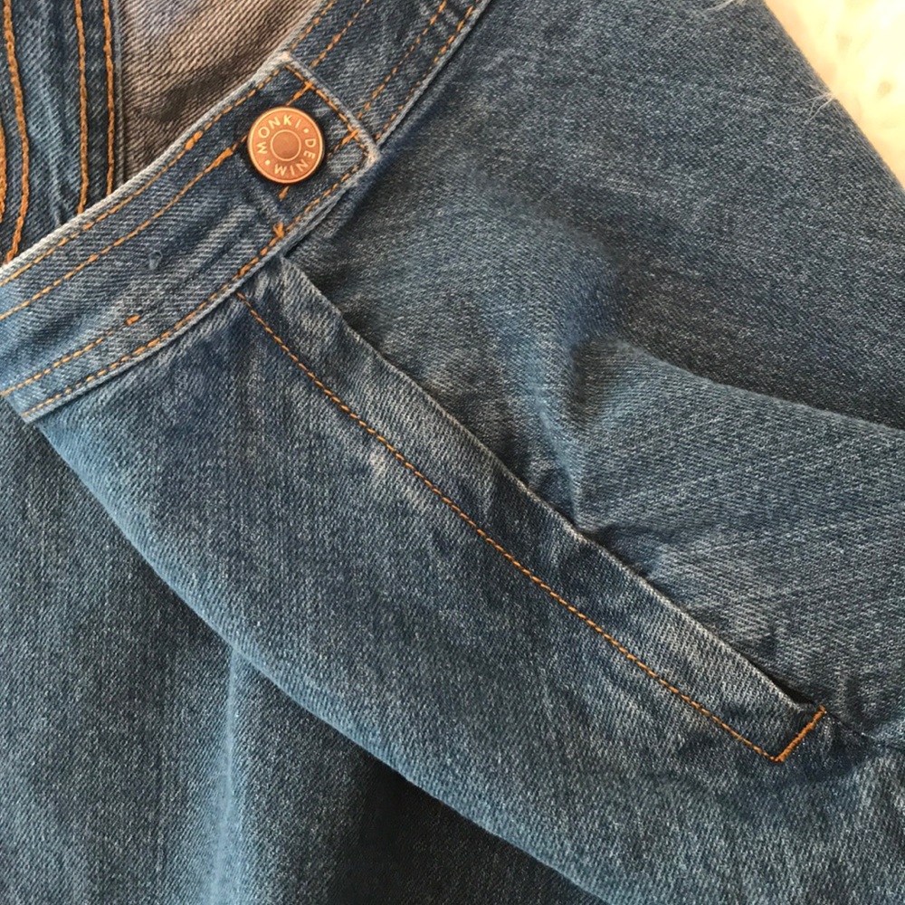 4/$25 MONKI DENIM SKIRT - Picture 3 of 4